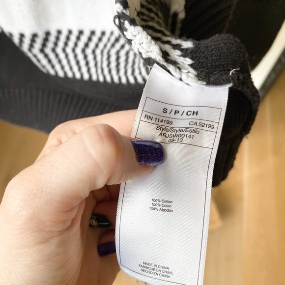 ROXY Stripe Knit Open Duster Hooded Cardigan sz S - Picture 5 of 8